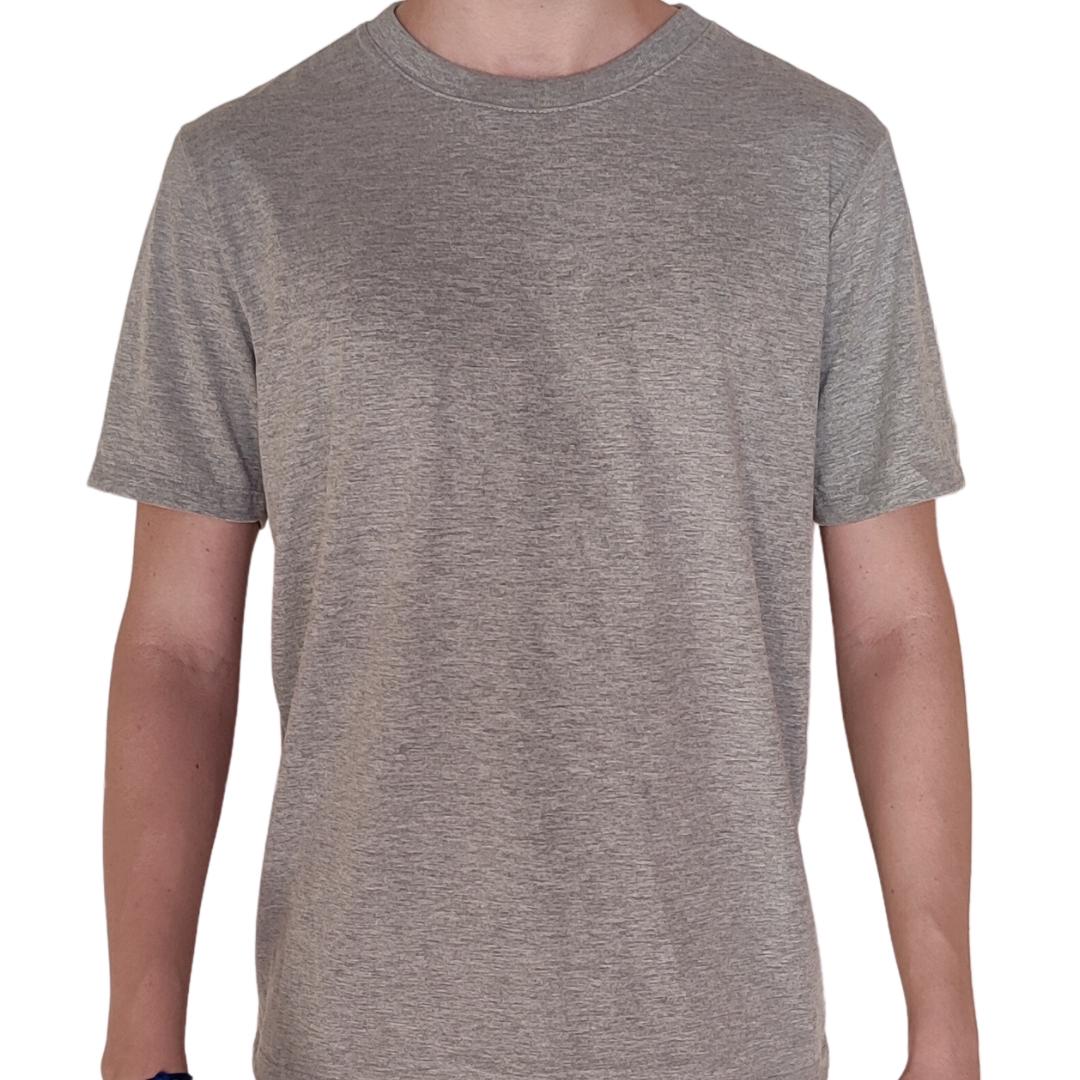 Camisa básica cinza