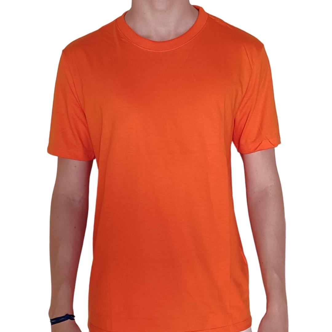 Camisa básica laranja